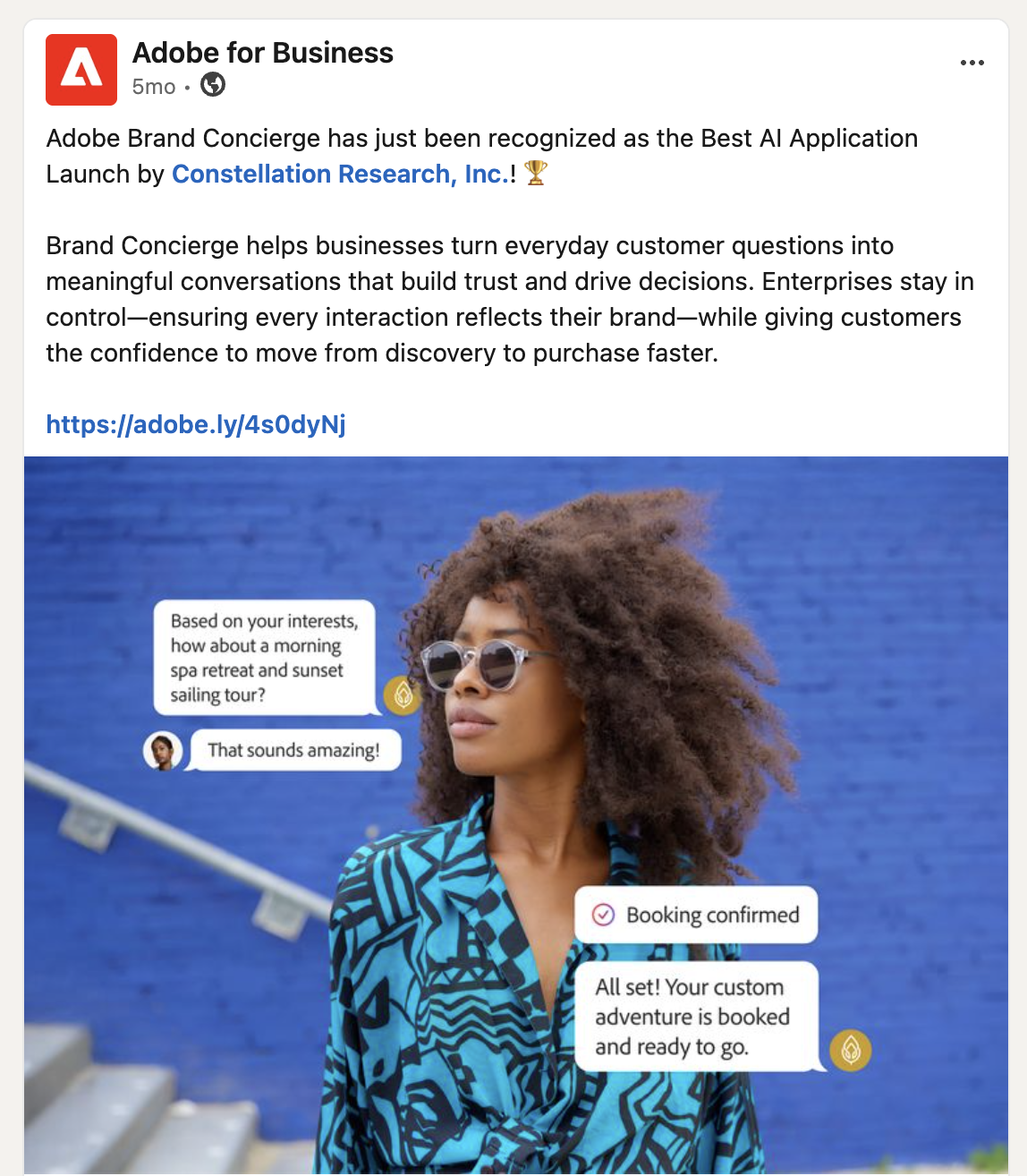 Constellation Research award — 2025 Best Enterprise AI Application Launch