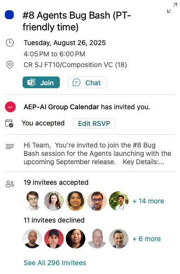 August bug bash
